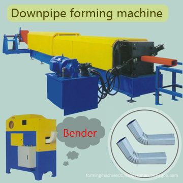Downpipe Roll Forming Machine, High Speed, PLC Control